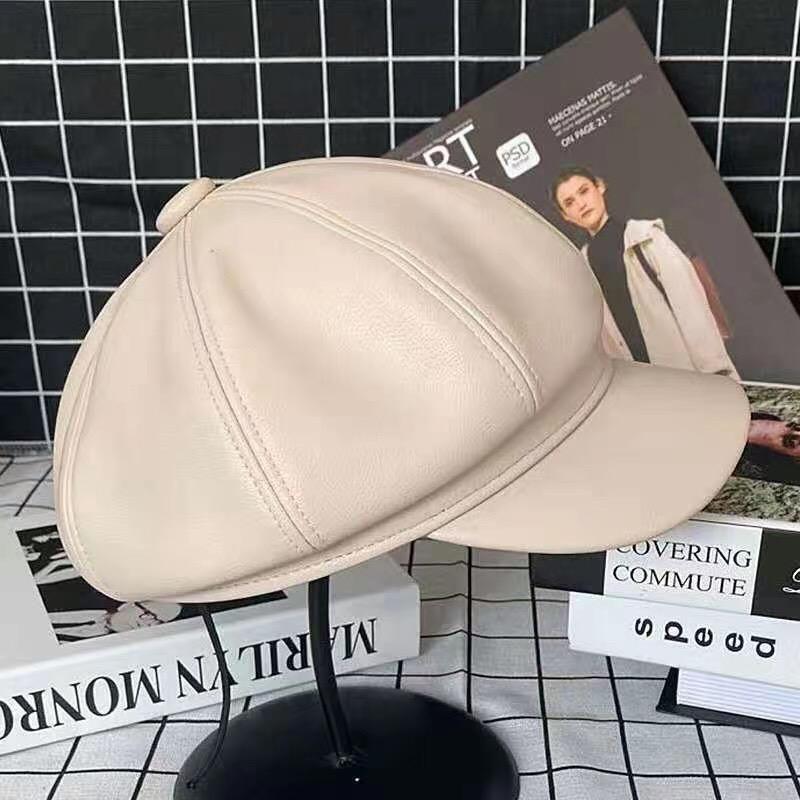 Berets Autumn Winter Fashion PU Octagonal Hat Women Solid Color Sboy Caps Artist Beret Girls Cool Head Accessories Decoration, Black
Berets Autumn Winter Fashion PU Octagonal Hat Women Solid Color Sboy Caps Artist Beret Girls Cool Head Accessories Decoration, Black
