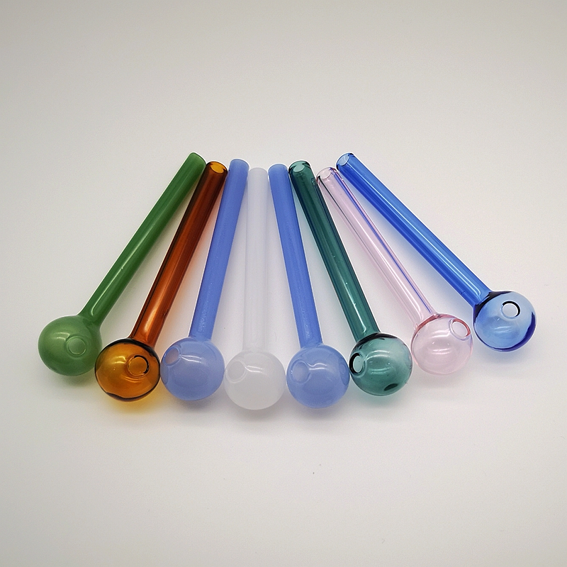 4 Inch Mini Small Pyrex Glass Oil Burner Pipes Colorful Straight Tube Tobacco Spoon Pipe Hand Pipes Smoking Pipe Accessories
4 Inch Mini Small Pyrex Glass Oil Burner Pipes Colorful Straight Tube Tobacco Spoon Pipe Hand Pipes Smoking Pipe Accessories
