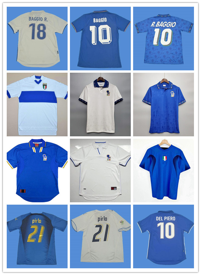 Top Retro 2006 TOTTI PIRLO Soccer Jerseys 1994 ZOLA R BAGGIO maglia 2000 1986 1990 MALDINI BUFFON ITALIA Blue White Football Shirt, Black;yellow
Top Retro 2006 TOTTI PIRLO Soccer Jerseys 1994 ZOLA R BAGGIO maglia 2000 1986 1990 MALDINI BUFFON ITALIA Blue White Football Shirt, Black;yellow