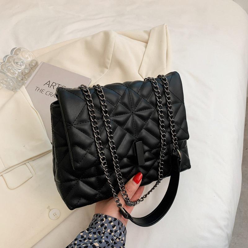 Evening Bags Fashion Chains Shoulder For Lady Rhomboid Embroidery Thread Solid Color Pu Leather Simple Texture Crossbody Messenger Bag
Evening Bags Fashion Chains Shoulder For Lady Rhomboid Embroidery Thread Solid Color Pu Leather Simple Texture Crossbody Messenger Bag