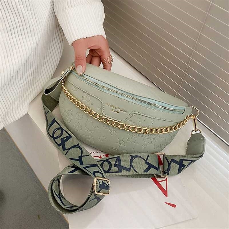 Chain Women's Fanny Pack PU Leather Crossbody Chest Bags For Women Fashion Travel Shoulder Waist Bag Female Phone Purse 220119, Grey
Chain Women's Fanny Pack PU Leather Crossbody Chest Bags For Women Fashion Travel Shoulder Waist Bag Female Phone Purse 220119, Grey