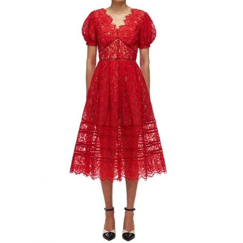 ZAWFL Runway Summer Dres's Sexy Embroidery Puff Sleeve Ruffles Shirt Self Portrait Vestidos Lace Party 210603, Picture color
ZAWFL Runway Summer Dres's Sexy Embroidery Puff Sleeve Ruffles Shirt Self Portrait Vestidos Lace Party 210603, Picture color