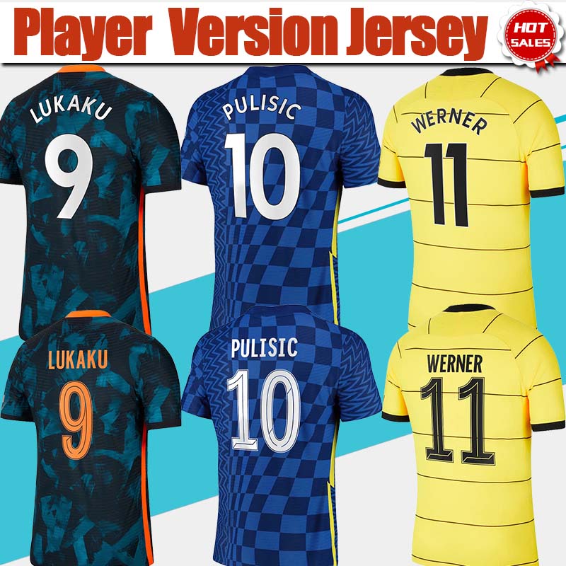 Player Version Football Jerseys #9 LUKALU #10 PULISIC Home Blue Soccer Jersey 2021/2022 #11 WERNER soccer shirt 21/22 #7 KANTE #19 MOUNT #29 HAVERTZ Uniforms Men adult, Home no patch
Player Version Football Jerseys #9 LUKALU #10 PULISIC Home Blue Soccer Jersey 2021/2022 #11 WERNER soccer shirt 21/22 #7 KANTE #19 MOUNT #29 HAVERTZ Uniforms Men adult, Home no patch