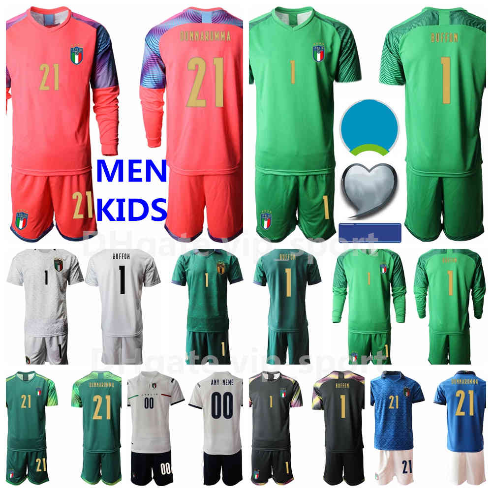 European Cup Italy Goalkeeper Soccer 1 Sirigu Jerseys 21 Gianluigi Donnarumma Buffon Long Sleeve Set Football Shirt Kits Goalie National Team Men, Only men
European Cup Italy Goalkeeper Soccer 1 Sirigu Jerseys 21 Gianluigi Donnarumma Buffon Long Sleeve Set Football Shirt Kits Goalie National Team Men, Only men