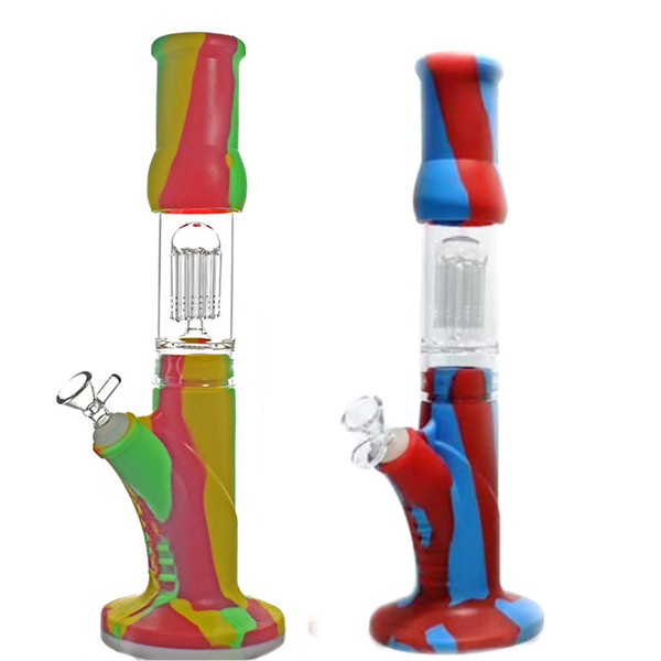 Unbreakable silicone Beaker Bongs Wax Bong Percolator Dab Rigs tree arm Perc filter recycler Bubbler water Pipe With 14.4mm tobacco bowl
Unbreakable silicone Beaker Bongs Wax Bong Percolator Dab Rigs tree arm Perc filter recycler Bubbler water Pipe With 14.4mm tobacco bowl