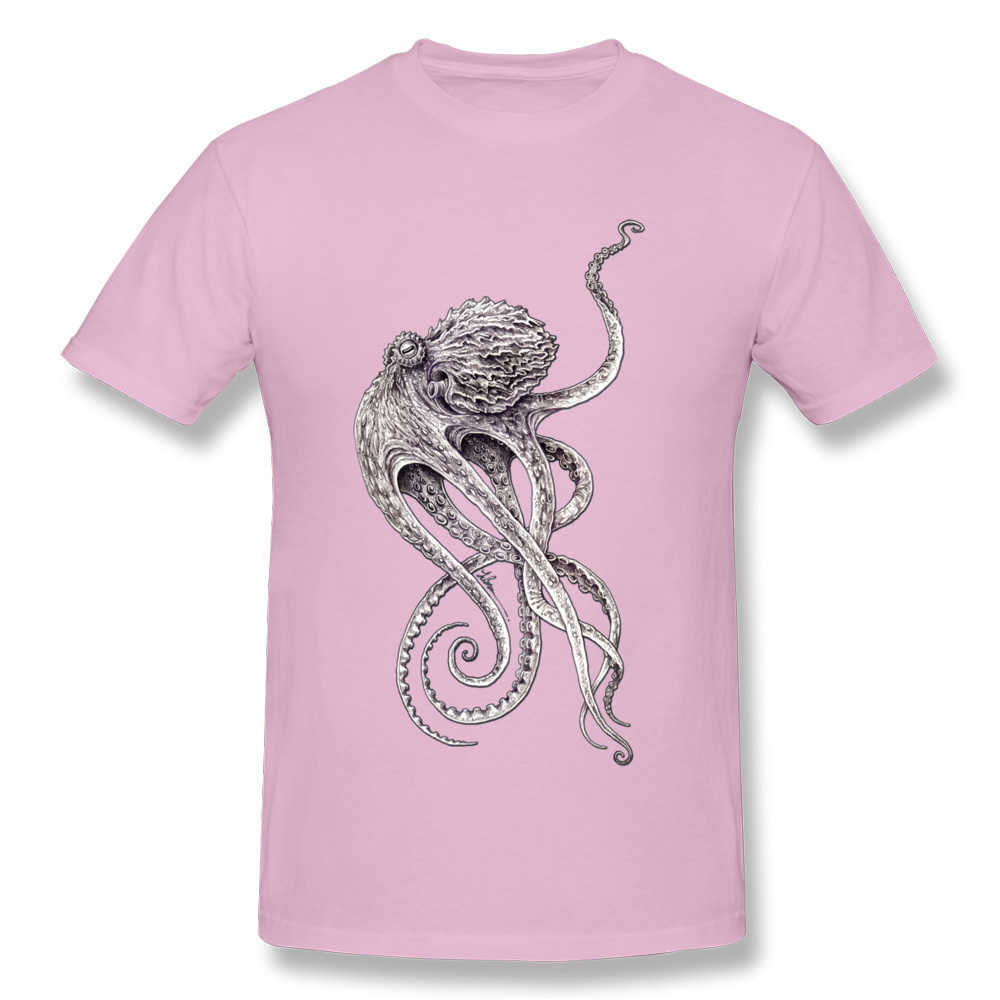 Retro Black T-shirt Men Elegant Octopus Print T Shirt Steampunk Tops Tees Personalized Short Sleeve TShirt Father Day Gift Cloth 210629