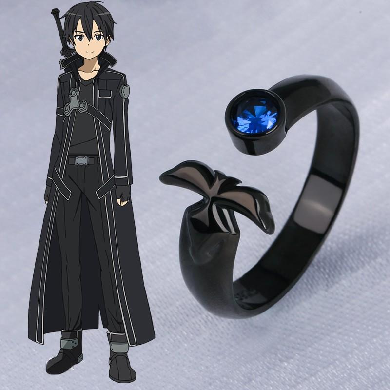 Cluster Rings Anime Sword Art Online SAO Alicization Kirigaya Kazuto Kirito S925 Silver Adjustable Finger Ring For Cosplay Jewelry Men Gifts
Cluster Rings Anime Sword Art Online SAO Alicization Kirigaya Kazuto Kirito S925 Silver Adjustable Finger Ring For Cosplay Jewelry Men Gifts