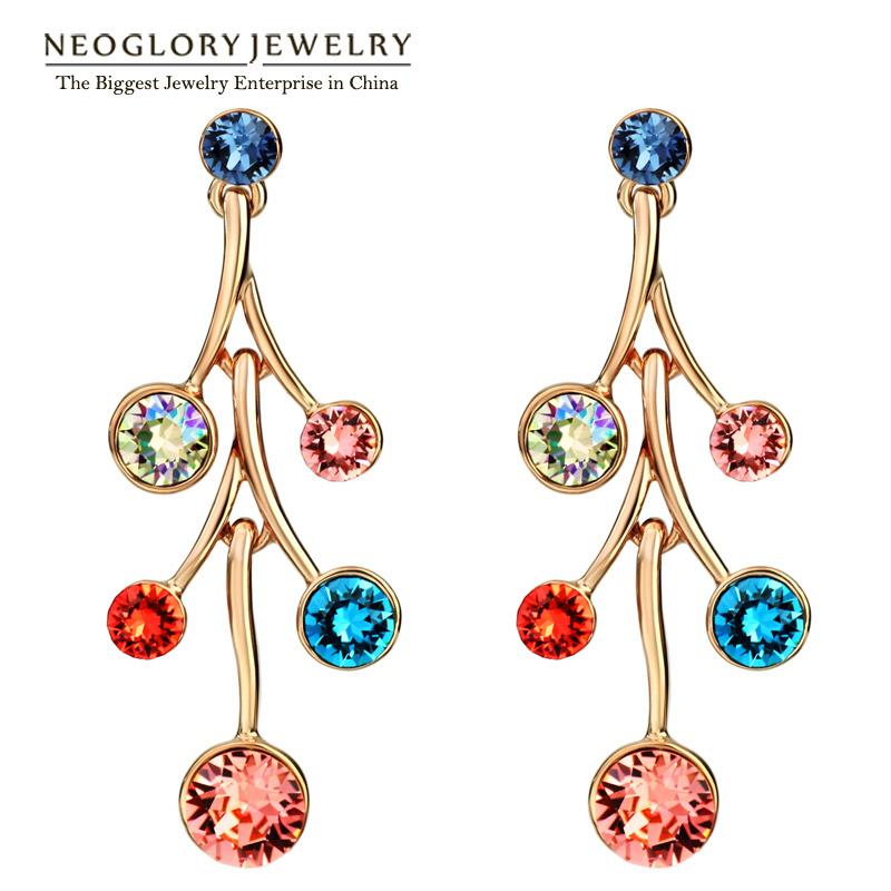 Dangle & Chandelier Neoglory Rose Gold Plated Rhinestone Colorful Charm Drop Earrings For Women Fashion Jewelry 2021 Brand Gift
Dangle & Chandelier Neoglory Rose Gold Plated Rhinestone Colorful Charm Drop Earrings For Women Fashion Jewelry 2021 Brand Gift