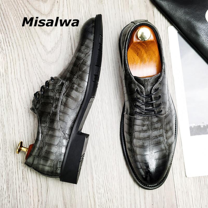 38-47 Men Pointy Oxford Party Shoes Crocodile Pattern Wedding Shoes Misalwa British Chic Footwear Mens Stylish Suit 2021, Black
38-47 Men Pointy Oxford Party Shoes Crocodile Pattern Wedding Shoes Misalwa British Chic Footwear Mens Stylish Suit 2021, Black