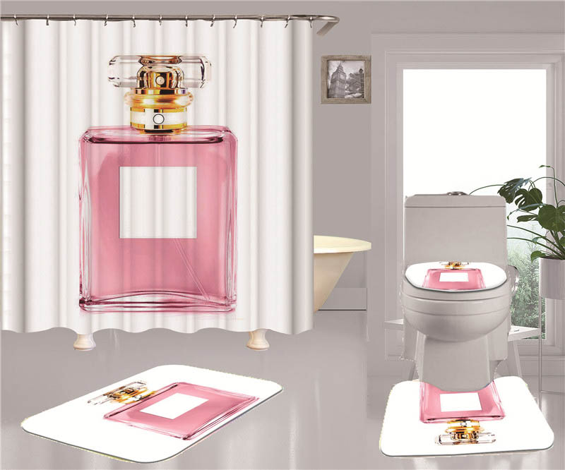 Exquisite Perfume Printing Shower Curtain Set Anti Peeping Non Slip Deodorant Bath Mats Must Bathroom Suit
Exquisite Perfume Printing Shower Curtain Set Anti Peeping Non Slip Deodorant Bath Mats Must Bathroom Suit