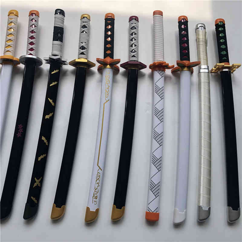 Kimetsu no YAIBA sword weapon killer Tomioka giyuu kamado tanjirou Cosplay sword Ninja knife wood weapon props 80cm от DHgate WW