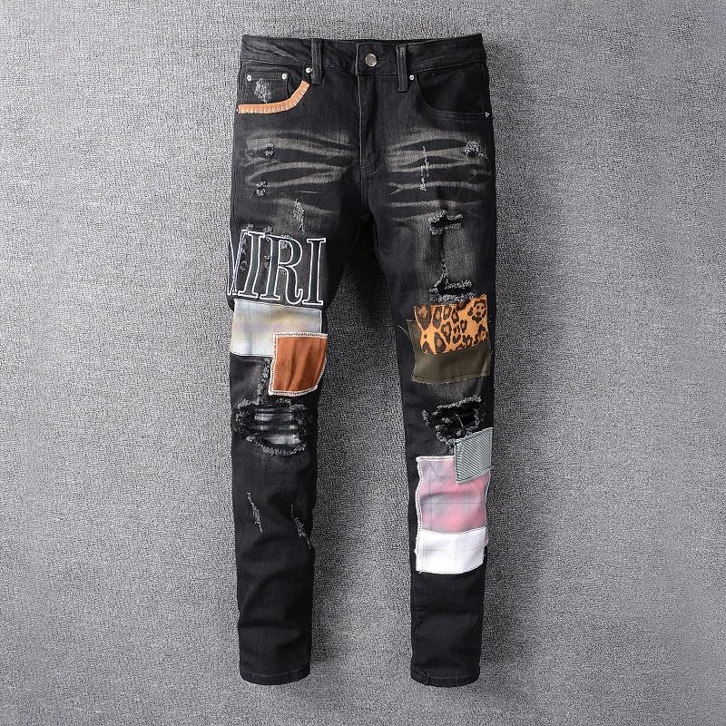 2021 Mens jeans Distressed Motorcycle biker designer pants Skinny Slim Ripped hole letter Top Quality Brand Hip Hop Denim Pants 21ss, Blue
2021 Mens jeans Distressed Motorcycle biker designer pants Skinny Slim Ripped hole letter Top Quality Brand Hip Hop Denim Pants 21ss, Blue