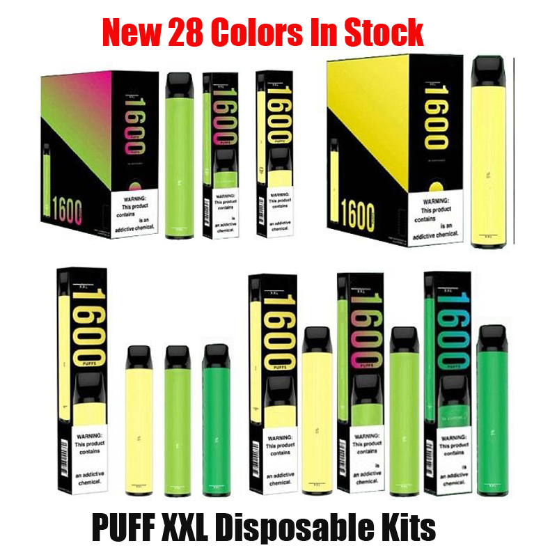Puff XXL Disposable Vape Pen E Cigarette Device With Security Codes 6.5ml 1000mAh Pre-Filled 1600 Puffs PuffBar Kit VS Air Bar Max
Puff XXL Disposable Vape Pen E Cigarette Device With Security Codes 6.5ml 1000mAh Pre-Filled 1600 Puffs PuffBar Kit VS Air Bar Max