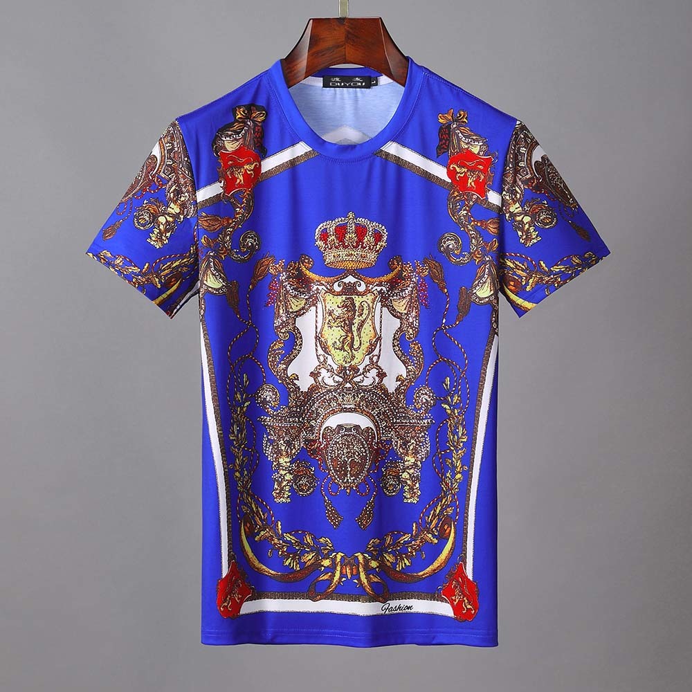 2021 New Short Sleeve t Shirt 3d Crystal Crwon Printed Men T-shirt Men's Brand Clothing Funny Tshirt Lwg3, Blue
2021 New Short Sleeve t Shirt 3d Crystal Crwon Printed Men T-shirt Men's Brand Clothing Funny Tshirt Lwg3, Blue