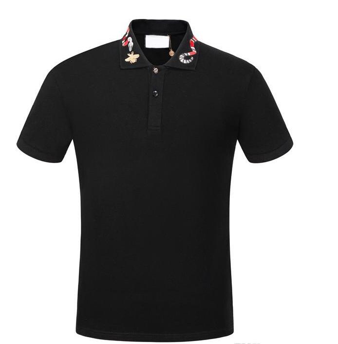 New Mens Stylist Polo Shirts High Street Short Sleeve Luxurys Designer Polos Men Fashion Snake Bee Floral Embroidery Cotton T-Shirt Casual Polos Shirt M-3XL
New Mens Stylist Polo Shirts High Street Short Sleeve Luxurys Designer Polos Men Fashion Snake Bee Floral Embroidery Cotton T-Shirt Casual Polos Shirt M-3XL