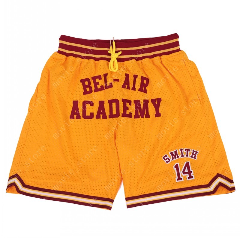 Celana olahraga Men's The Fresh Prince of Bel-Air Academy Moive Basketball Shorts #14 Will Smith Pants Stitched, Yellow
Celana olahraga Men's The Fresh Prince of Bel-Air Academy Moive Basketball Shorts #14 Will Smith Pants Stitched, Yellow