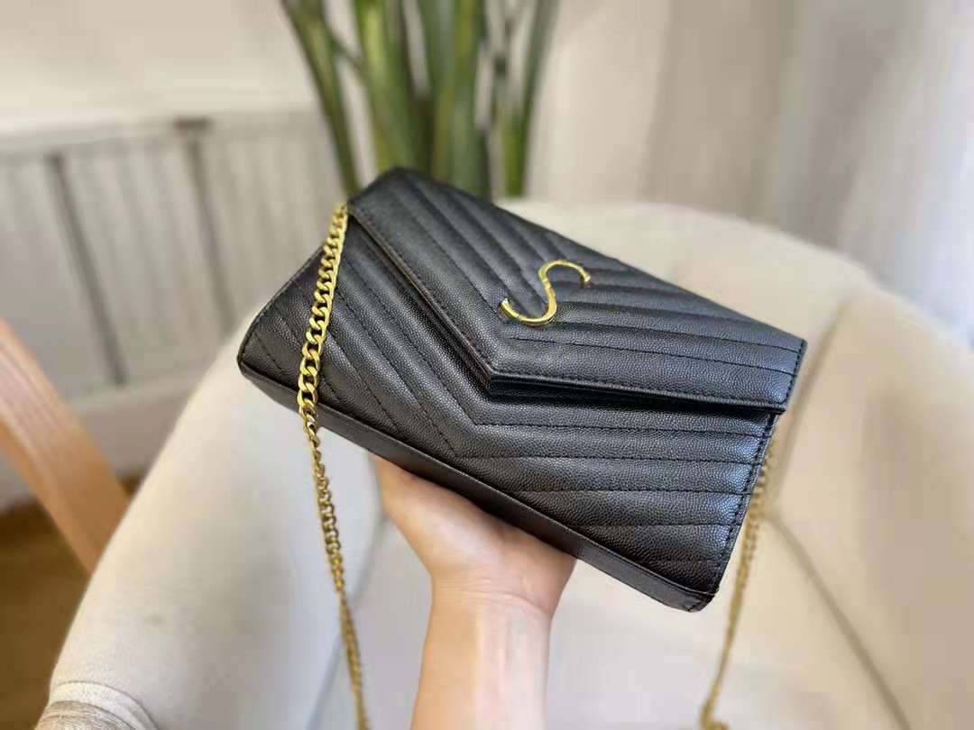 7A designer bags 2023 Ladies Bag Handbag Wallet Genuine Leather High Quality Ladies Messenger Bag Chain Clutch Shoulder Bags Wallet envelope Bag, Gold
7A designer bags 2023 Ladies Bag Handbag Wallet Genuine Leather High Quality Ladies Messenger Bag Chain Clutch Shoulder Bags Wallet envelope Bag, Gold
