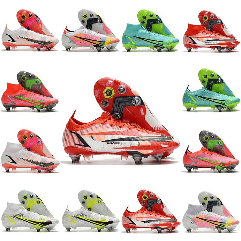 High Quality Mercurial Vapors XIV Elite SG PRO Anti Clog Football Shoes Mens Black White Red Superfly CR7 Mbappe Mbappé VIII Soccer Cleats B
High Quality Mercurial Vapors XIV Elite SG PRO Anti Clog Football Shoes Mens Black White Red Superfly CR7 Mbappe Mbappé VIII Soccer Cleats B