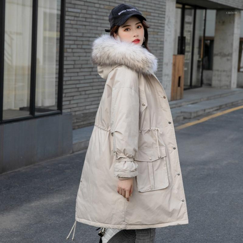 Women's Down & Parkas Winter Jacket Fashion Raccoon Fur Plus Size Thick Warm Women Outdoor Leisure Mid-length Cotton
Women's Down & Parkas Winter Jacket Fashion Raccoon Fur Plus Size Thick Warm Women Outdoor Leisure Mid-length Cotton