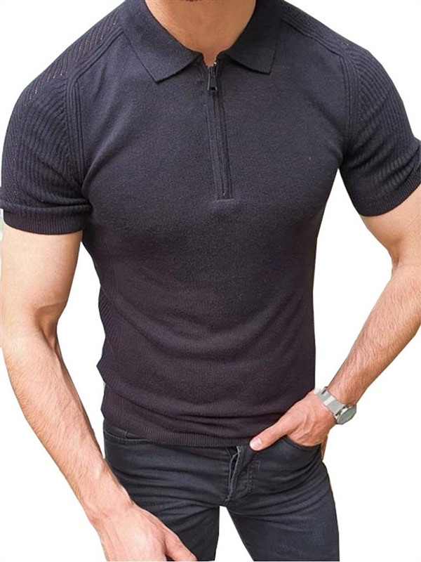 2021 men's designer T-shirt standing collar Polo shirt European and American fashion brand boutique slim clothes, White;black
2021 men's designer T-shirt standing collar Polo shirt European and American fashion brand boutique slim clothes, White;black