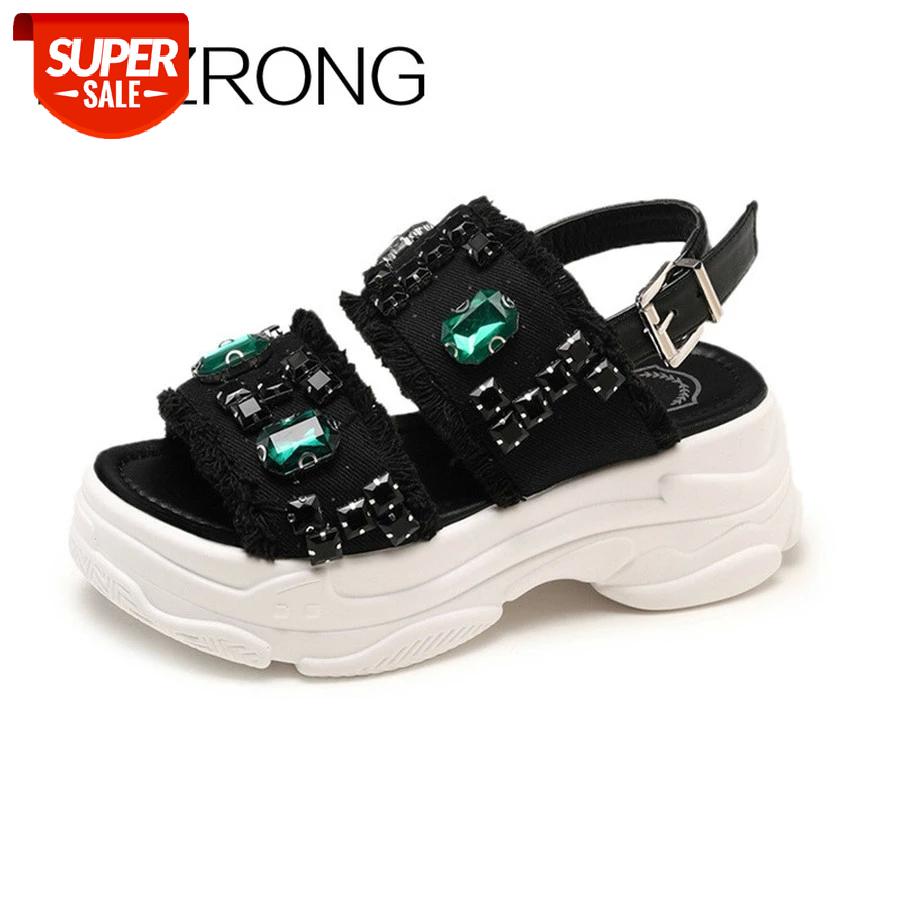 LCIZRONG Summer New Canvas Rhinestone Beach Sandals Women High Heel Platform Creative Girl Beach Shoes Sandalia Feminina #O26y, Black
LCIZRONG Summer New Canvas Rhinestone Beach Sandals Women High Heel Platform Creative Girl Beach Shoes Sandalia Feminina #O26y, Black