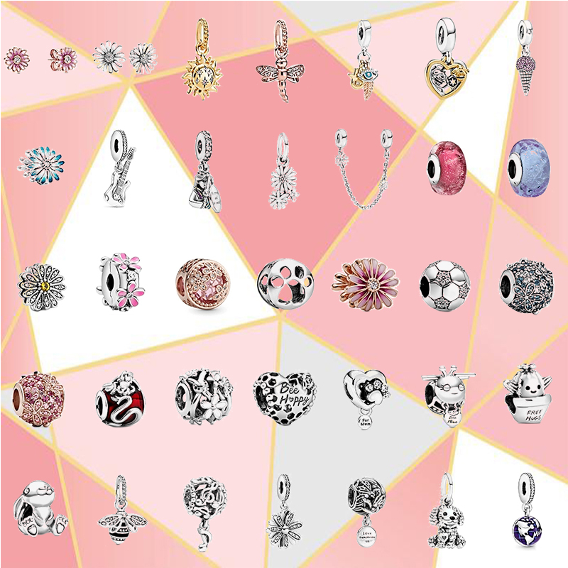 2020 Spring New 925 Sterling Silver New Daisy Poodle Puppy Friend Pendant Charm Romantic Original Woman Diy Jewelry Gift Q0531
2020 Spring New 925 Sterling Silver New Daisy Poodle Puppy Friend Pendant Charm Romantic Original Woman Diy Jewelry Gift Q0531