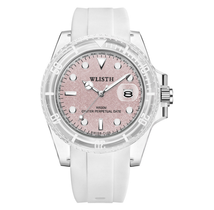 WLISTH Brand Quartz Watch Silicone Strap Ladies Watches Luminous Calendar Female Students Unique Girls Dynamic White Wristwatches, No send watch for shipping
WLISTH Brand Quartz Watch Silicone Strap Ladies Watches Luminous Calendar Female Students Unique Girls Dynamic White Wristwatches, No send watch for shipping