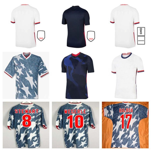 World cup 20-21 PULISIC Soccer Jersey ERTZ BRADLEY LLOYD ALTIDORE 2021 WOOD America jerseys United States Football Shirt adult +kids kit