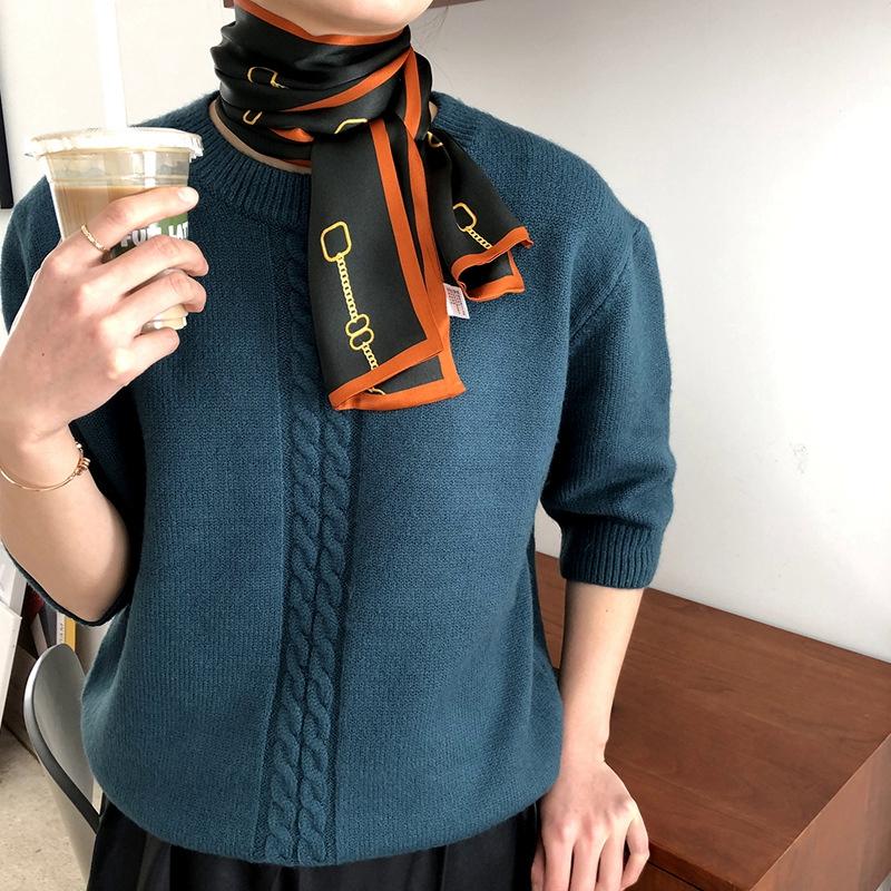 Scarves Fashion Print 100% Silk Neckerchief Necktie Scarf Wraps Breathable Luxury Double Layer Female Gifts 150*15cm
Scarves Fashion Print 100% Silk Neckerchief Necktie Scarf Wraps Breathable Luxury Double Layer Female Gifts 150*15cm