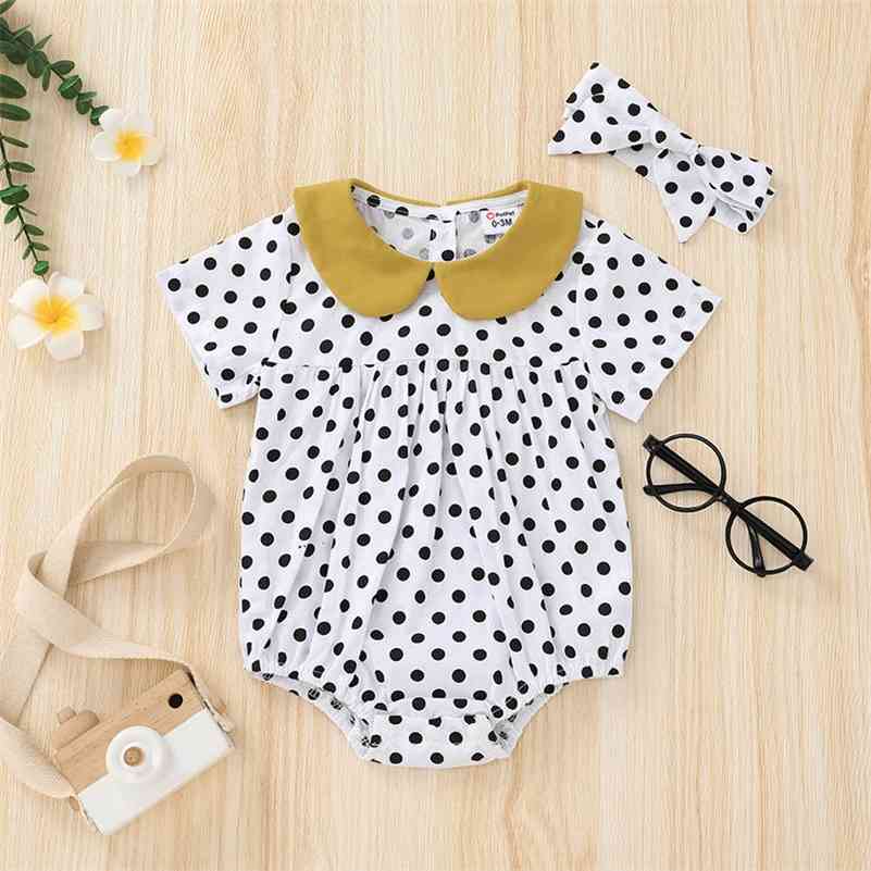Infant born Baby Boys Romper Summer Short Sleeve Peter Pan Collar Dot Cute Rompers Clothes Outfits 0-2T 210629, White
Infant born Baby Boys Romper Summer Short Sleeve Peter Pan Collar Dot Cute Rompers Clothes Outfits 0-2T 210629, White