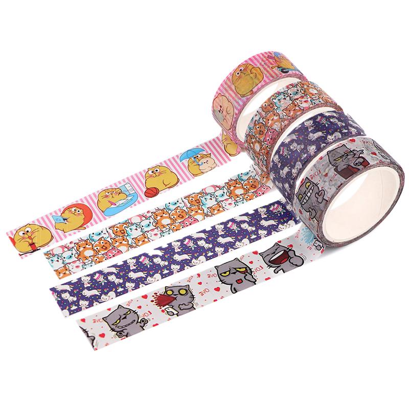Gift Wrap C1218 Cute Cat Kawaii Washi Tape Set Japanese Paper Masking Tapes Stickers Decor Stationery Scrapbooking
Gift Wrap C1218 Cute Cat Kawaii Washi Tape Set Japanese Paper Masking Tapes Stickers Decor Stationery Scrapbooking
