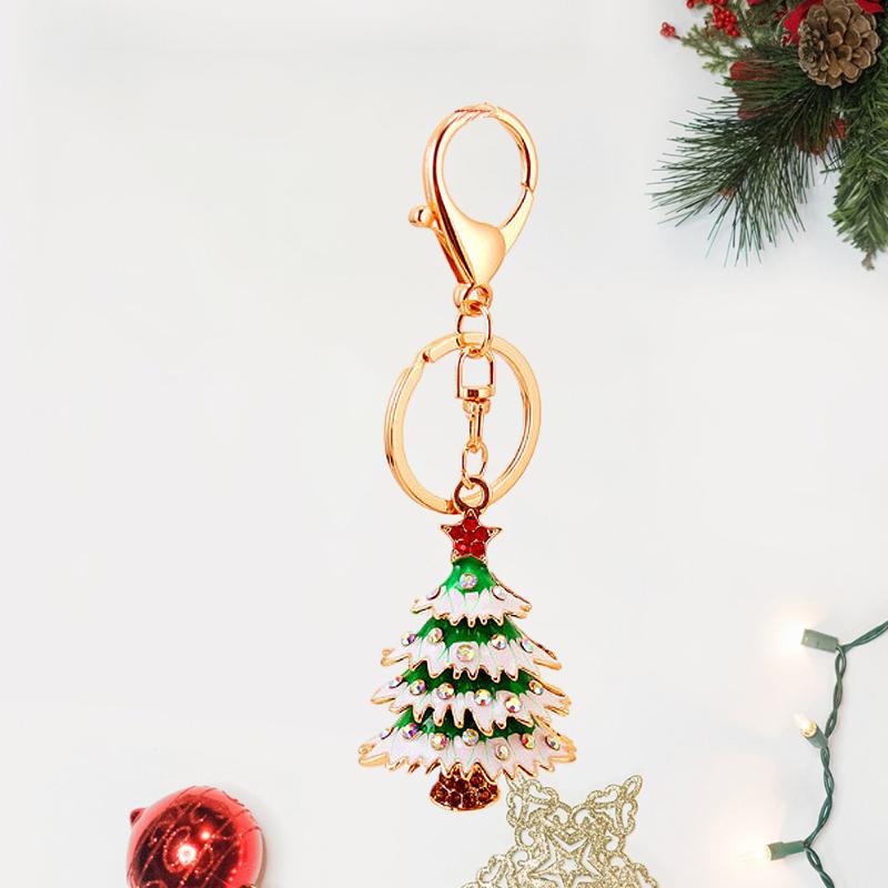 Keychains Rhinestone Christmas Tree Metal Key Rings Pendant Ornaments Holder Party Supplies For Car, Silver
Keychains Rhinestone Christmas Tree Metal Key Rings Pendant Ornaments Holder Party Supplies For Car, Silver