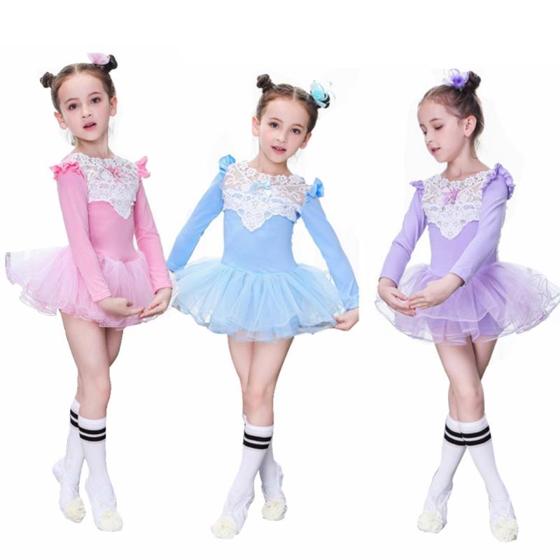 Girl's Dresses Kids Girls Pink Blue Ballet Dance Dress Gymnastics Bodysuit Tutu Lace
Girl's Dresses Kids Girls Pink Blue Ballet Dance Dress Gymnastics Bodysuit Tutu Lace