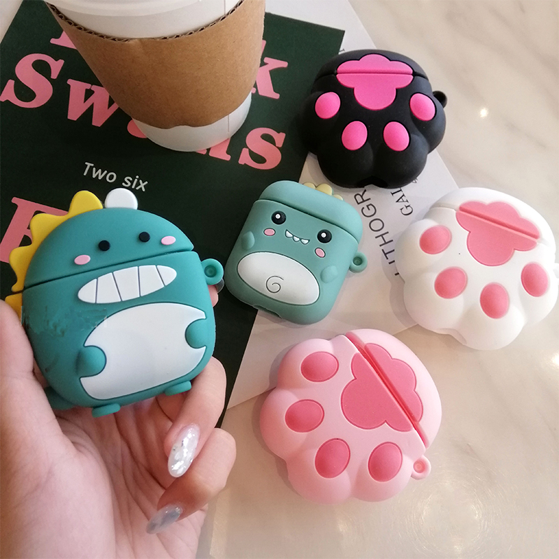 Headphone accessories 3D cute lovely cartoon fruit animal cases for airpods case airpod 2 3 pro earphone charger box protect168304