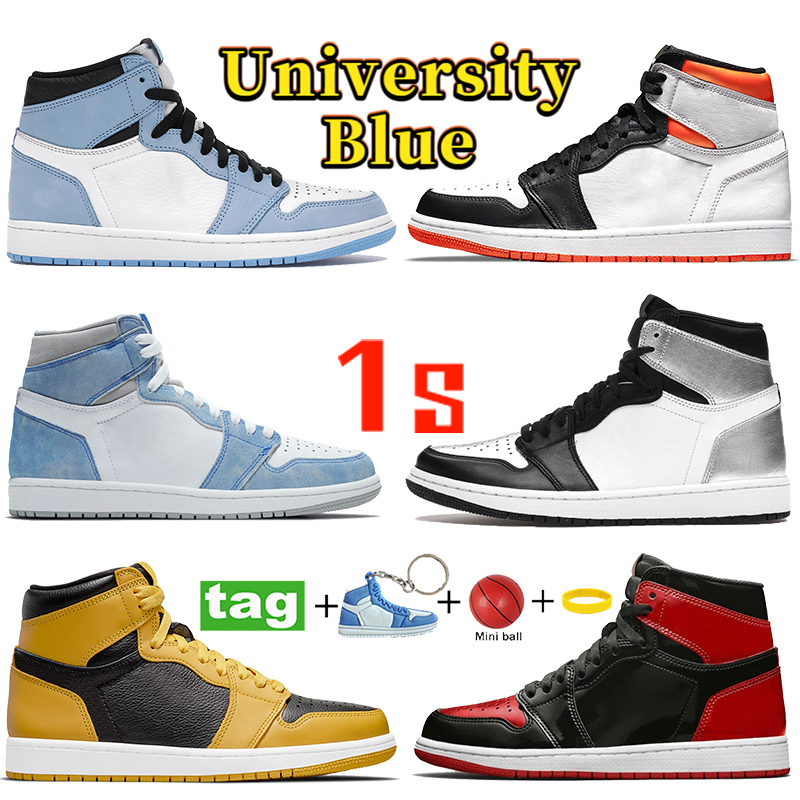 High OG Military University Blue 1s 1 men Basketball Shoes electro orange pollen dark mocha UNC Twist patent bred Chicago Light Smoke Grey women trainers Sneakers, #47- bubble wrap packaging
High OG Military University Blue 1s 1 men Basketball Shoes electro orange pollen dark mocha UNC Twist patent bred Chicago Light Smoke Grey women trainers Sneakers, #47- bubble wrap packaging