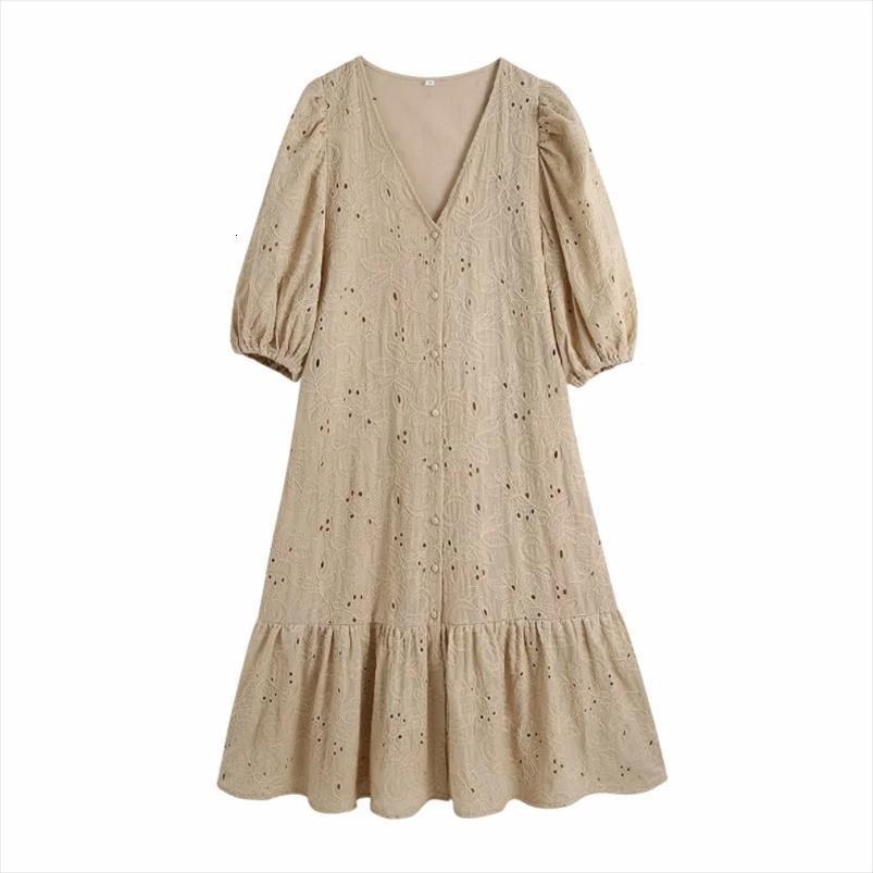 summer hollow embroidery lantern sleeve womens dress midi v neck clothes casual lady loose vestido d7379, Black;gray
summer hollow embroidery lantern sleeve womens dress midi v neck clothes casual lady loose vestido d7379, Black;gray