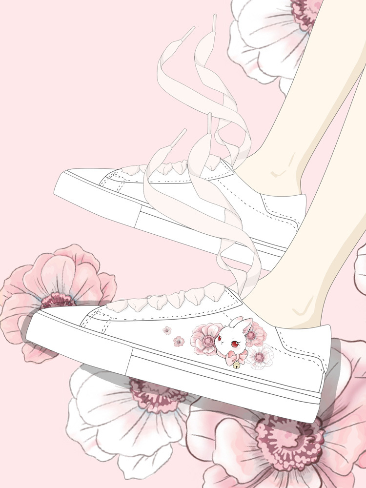 Kawaii White Shoes Student Daily Sweet Girl Adorable Young Sports Anime Play Lolita Sneakers Casual New Designer Apartments 297s
Kawaii White Shoes Student Daily Sweet Girl Adorable Young Sports Anime Play Lolita Sneakers Casual New Designer Apartments 297s