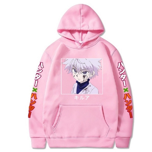 2021 Anime Hunter X Hunter Killua Leorio Kurapika Gon Hisoka Pullover Hoodie Streetswear Tops Y0809