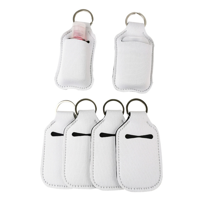 Customized Blank White Neoprene Keychain for 30ml Hand Sanitizer Mini Bottle Cover White Color Rectangle Shape Chapstick Holder
Customized Blank White Neoprene Keychain for 30ml Hand Sanitizer Mini Bottle Cover White Color Rectangle Shape Chapstick Holder