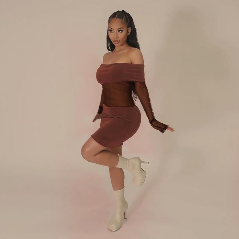 Casual Dresses KGFIGU 2021 Arrival Summer Off Shoulder Hollow Out Strapless Brown Solid Sexy Birthday Party Elegant Women Dress, Black;gray
Casual Dresses KGFIGU 2021 Arrival Summer Off Shoulder Hollow Out Strapless Brown Solid Sexy Birthday Party Elegant Women Dress, Black;gray