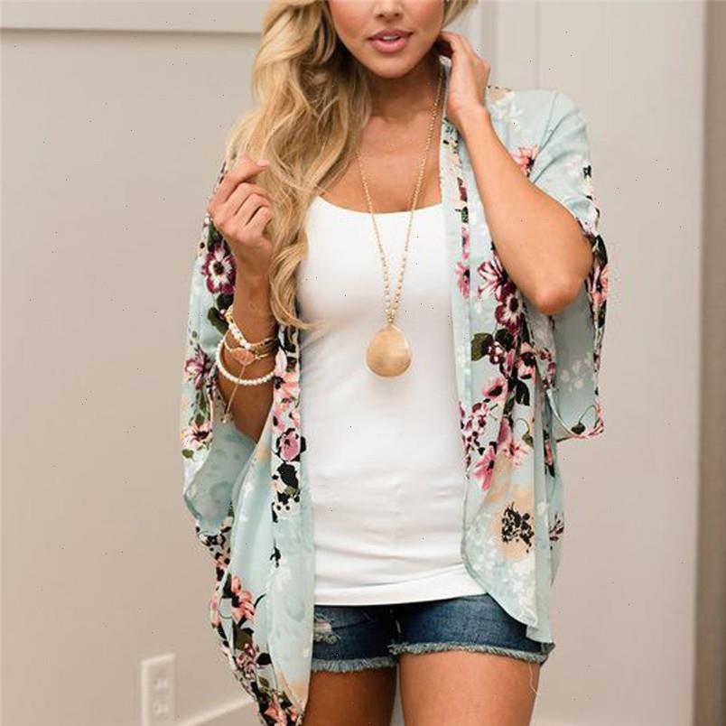 Women Jackets Spring Autumn 2021 Fashion FEITONG Chiffon Floral Kimono Loose Half Sleeve Shawl Chiffon Cardigan Feminine Coat, White
Women Jackets Spring Autumn 2021 Fashion FEITONG Chiffon Floral Kimono Loose Half Sleeve Shawl Chiffon Cardigan Feminine Coat, White