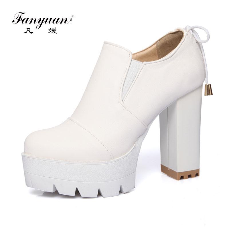 new Heels Fanyuan Spring Women Vintage Platform Shoes Round Toe Super High Heels Fashion Elastic Mouth Good PU Women Shoes, Black
new Heels Fanyuan Spring Women Vintage Platform Shoes Round Toe Super High Heels Fashion Elastic Mouth Good PU Women Shoes, Black