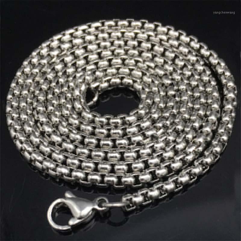 3mm Wide 24 INCH Round Box Silver Color Stainless Steel Necklace Mens Boys Chain Jewelry Chains
3mm Wide 24 INCH Round Box Silver Color Stainless Steel Necklace Mens Boys Chain Jewelry Chains