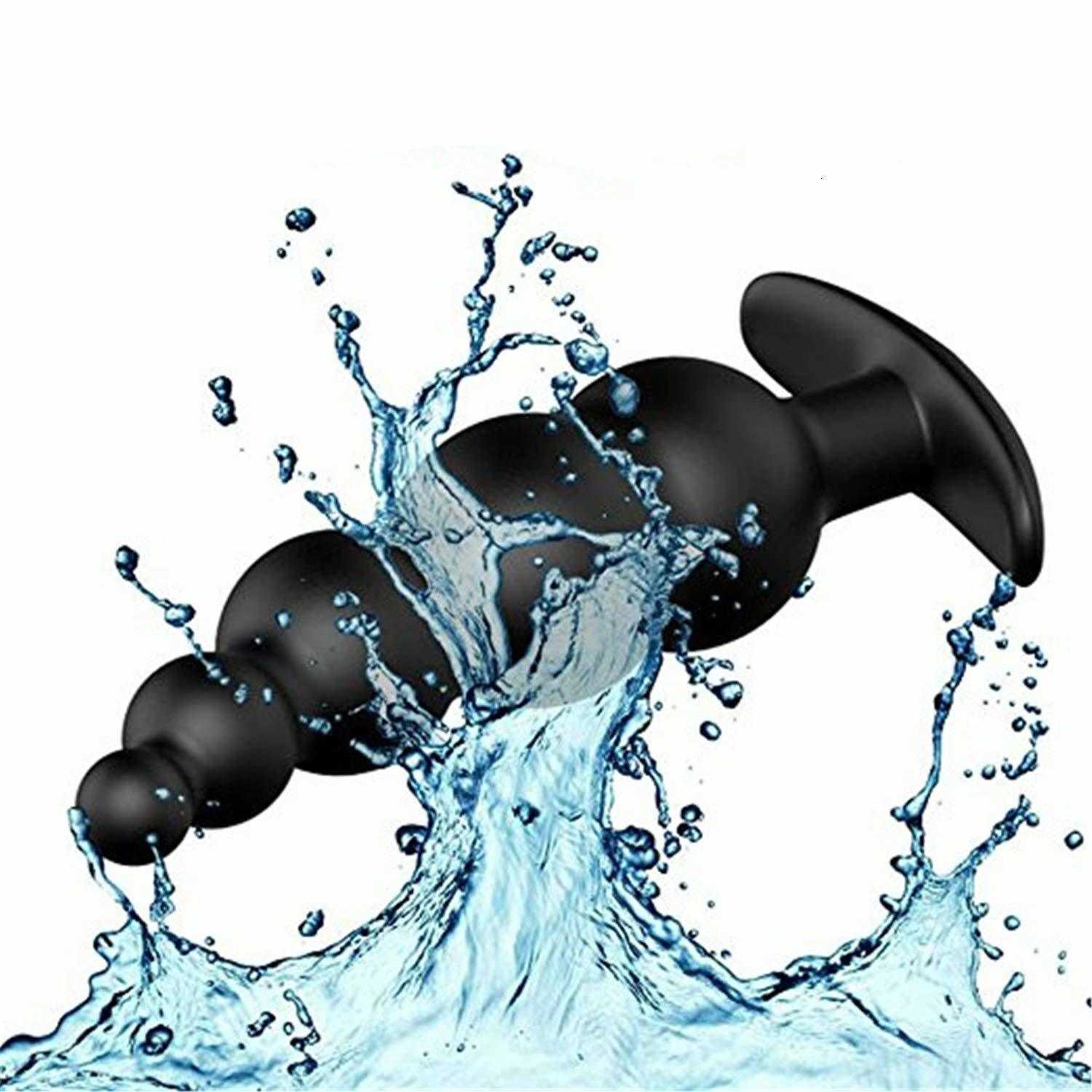 10 Frequency Vibrating Prostate Massager Anal Plug Vibrator Beads Butt Sex Toys Waterproof Powerful Wired For Men Couples 211015
