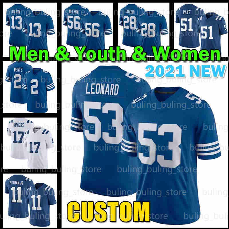 53 Darius Leonard Jersey 2 Carson Wentz 28 Jonathan Taylor Quenton Nelson Kwity Paye Football T.Y. Hilton Colt Michael Pittman Jr Philip Rivers Campbell Indianapolis, Custom 2021 new men (xiaoma)
53 Darius Leonard Jersey 2 Carson Wentz 28 Jonathan Taylor Quenton Nelson Kwity Paye Football T.Y. Hilton Colt Michael Pittman Jr Philip Rivers Campbell Indianapolis, Custom 2021 new men (xiaoma)
