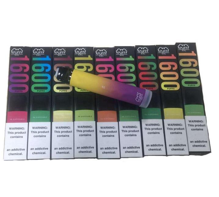 2021 Newest Puff XXL 1600puffs Disposable Vape Pen Device Strater Kits Empty Disposable Device Kts Extra Puff plus
2021 Newest Puff XXL 1600puffs Disposable Vape Pen Device Strater Kits Empty Disposable Device Kts Extra Puff plus