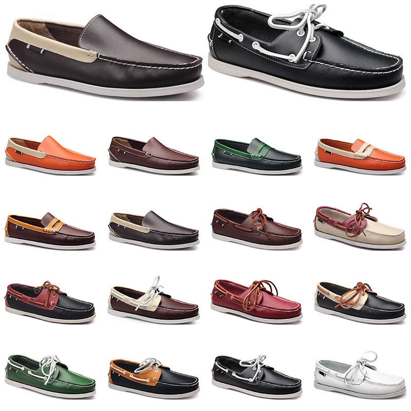 100 Womens sneakers Sailing shoe mens casual leather shoes black white red green orange brown outdoor trainers size 38-45, 14
100 Womens sneakers Sailing shoe mens casual leather shoes black white red green orange brown outdoor trainers size 38-45, 14
