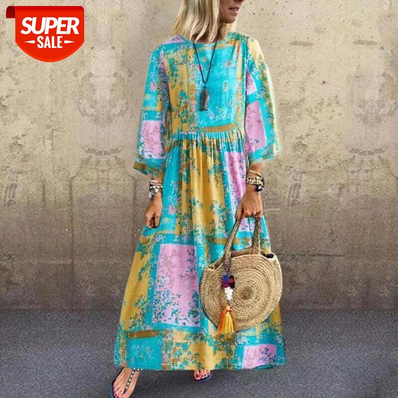 2019 New Women Boho Floral Long Maxi Sundress Ladies O-neck Long Sleeve Holiday Kaftan Casual Beach Sundress Plus Size #fe0j, Black;gray
2019 New Women Boho Floral Long Maxi Sundress Ladies O-neck Long Sleeve Holiday Kaftan Casual Beach Sundress Plus Size #fe0j, Black;gray
