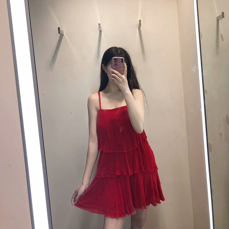 Women Summer Ruffles Spaghetti Strap Dress Vintage Sexy Female Loose Straight Dress Casual Holiday Female Beach Dress, Black;gray
Women Summer Ruffles Spaghetti Strap Dress Vintage Sexy Female Loose Straight Dress Casual Holiday Female Beach Dress, Black;gray