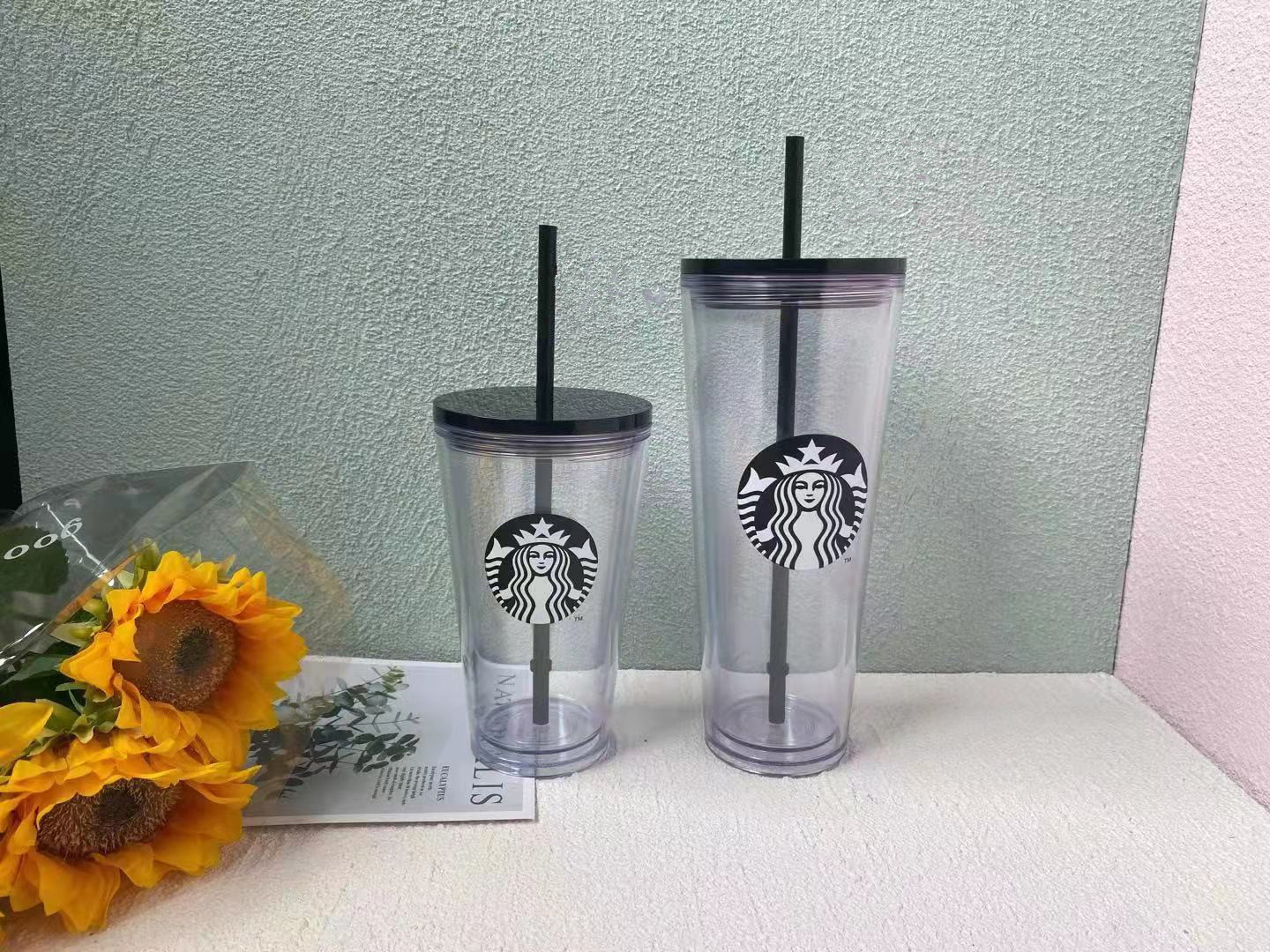 starbucks mugs 24oz 710ml plastic cups reusable doublelayer transparent coffee flat straw column cover bdian cup milk teacup, As shown
starbucks mugs 24oz 710ml plastic cups reusable doublelayer transparent coffee flat straw column cover bdian cup milk teacup, As shown